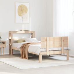 Berkfield Home Bed Frame with Headboard without Mattress 90x200 cm in Brown