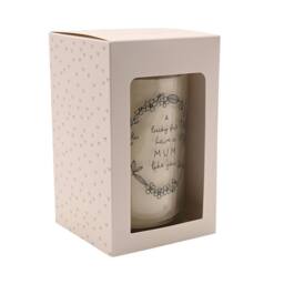 Moments Mum Tall Candle 480g in Cream - Size: Large - thumbnail 5