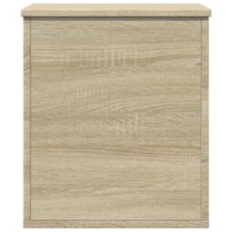 Berkfield Home Storage Box Sonoma Oak 40x42x46 cm Engineered Wood in Brown - Size: 40 x 42 x 46 cm - thumbnail 4