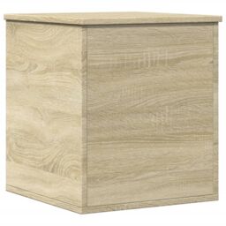 Berkfield Home Storage Box Sonoma Oak 40x42x46 cm Engineered Wood in Brown - Size: 40 x 42 x 46 cm - thumbnail 6