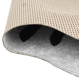 Berkfield Home Rug Black & White 120x170 cm Zebra Pattern Washable Anti Slip - Size: 100 cm diameter - thumbnail 1