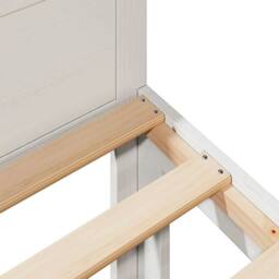 Berkfield Home Durable Bed Frame without Mattress White 160x200 cm Solid Wood Pine - thumbnail 8