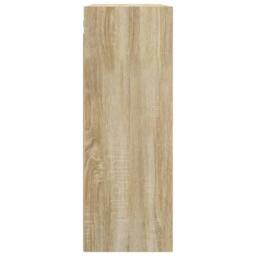 Berkfield Home Hanging Wall Cabinet Sonoma Oak 69.5x32.5x90 cm in Light Oak - thumbnail 6