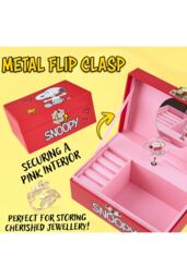 Peanuts Snoopy Musical Jewellery Box in Red - thumbnail 5