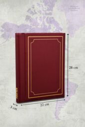 Arpan 3 x Self Adhesive Photo Albums Totaling 108 Sheets 216 Sides Padded Leather Style Finish in Red - thumbnail 2