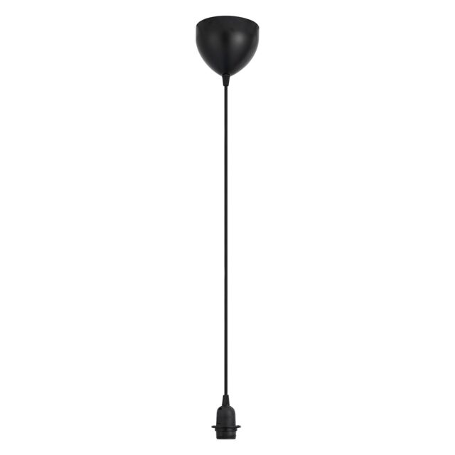 Nordlux Delux Pendant Light Black Metal E27 Mains - image 1