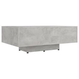 Berkfield Home Coffee Table Concrete Grey 85x55x31 cm Engineered Wood - Size: 85 x 55 x 31 cm - thumbnail 2