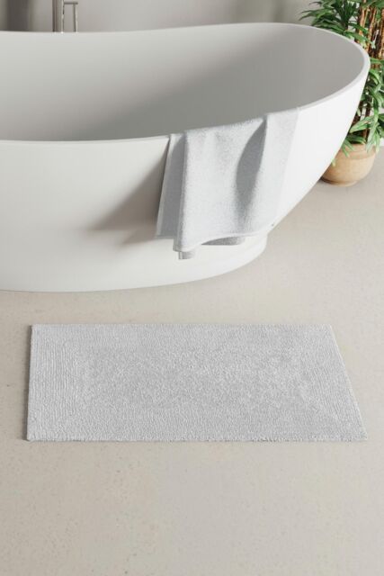 Panda London Panda Bamboo Bath Rug in White - image 1