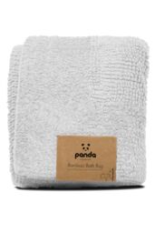 Panda London Panda Bamboo Bath Rug in White - thumbnail 2
