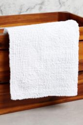 Panda London Panda Bamboo Bath Rug in White - thumbnail 3