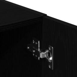 Berkfield Home Kitchen Cabinet Black 38x41.5x131.5 cm Engineered Wood - thumbnail 9