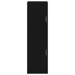 Berkfield Home Kitchen Cabinet Black 38x41.5x131.5 cm Engineered Wood - thumbnail 4
