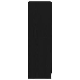 Berkfield Home Kitchen Cabinet Black 38x41.5x131.5 cm Engineered Wood - thumbnail 6