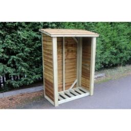 Churnet Valley Garden Furniture Ltd Heavy Duty Log Store - L60 x W120 x H180 cm - Min. Assembly Required in Brown - thumbnail 2