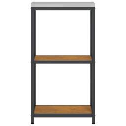 Berkfield Home Kitchen Storage Shelf with Storage Rusty Weathering steel in Brown - thumbnail 8