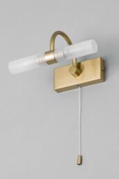 BHS Lighting Cygna Bathroom Wall Light in Metallic Gold - thumbnail 2