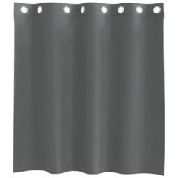 Berkfield Home Voile Curtains with Grommets 2 pcs Dark Grey 140x140 cm - thumbnail 4