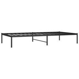 Berkfield Home Metal Bed Frame Black 100x200 cm - thumbnail 4