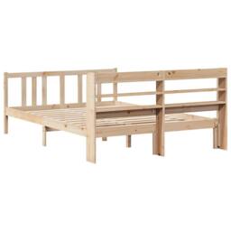 Berkfield Home Bed Frame with Headboard without Mattress 135x190 cm Double in Light Tan - thumbnail 8