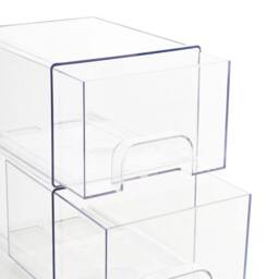 Kelvenix 4pcs Stackable Clear Acrylic Storage Box - thumbnail 4