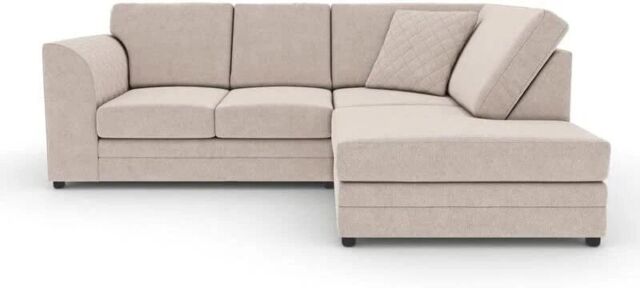 Snugg Furniture UK Limited (Right Hand) Hilton Corner Sofa in Beige - image 1