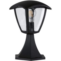 CGC Lighting Violet Outdoor Short Post Coach Style Light in Black - thumbnail 7