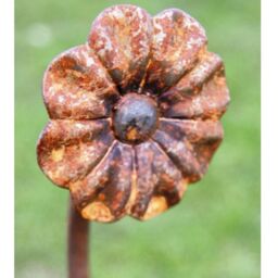 Poppyforge Pack of 3 Flower Pin Support 4Ft - Steel - L7 x H120 cm - BM/RtR in Brown - thumbnail 2