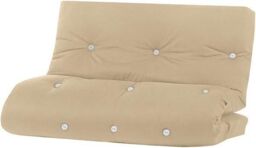 Rest Relax Fibre Foam Filled, Futon Replacement Mattress, Cream - Size: Single