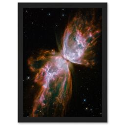 Artery8 Hubble Space Telescope Image Celestial Butterfly Emerges From Stellar Demise In Planetary Nebula NGC 6302 Red Glow Dying Star In Milky Way - thumbnail 1