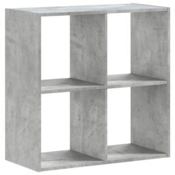 Berkfield Home Bookcase Concrete Grey 68.5x32x68.5 cm Engineered Wood - thumbnail 6