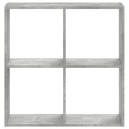 Berkfield Home Bookcase Concrete Grey 68.5x32x68.5 cm Engineered Wood - thumbnail 4