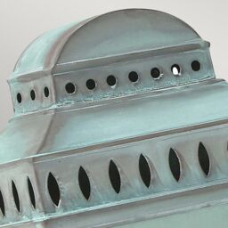 Netlighting Mansion House 1 Light Outdoor Wall Lantern Light Verdigris IP44 E27 in Green - thumbnail 2