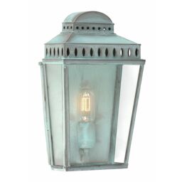 Netlighting Mansion House 1 Light Outdoor Wall Lantern Light Verdigris IP44 E27 in Green