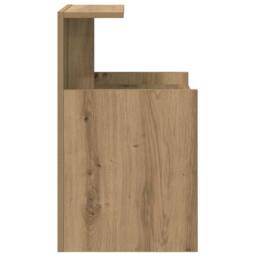 Berkfield Home Modern Bed Cabinets - 2 pcs Artisan Oak, 40 x 35 x 60 cm, Made of Wood in Brown - Size: 40 x 35 x 60 cm - thumbnail 7