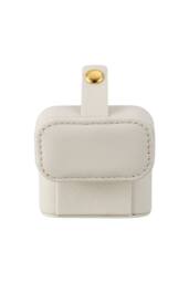 SHEONLY Women's Portable Mini Ring Holder Storage Box in White - thumbnail 3