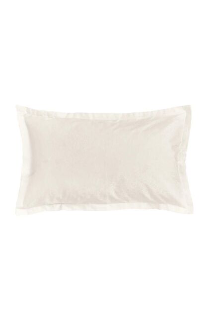 Murmur 'Meadow' Cotton Sateen Oxford Pillowcase in Ivory - image 1