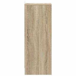 Berkfield Home Shoe Cabinet Sonoma Oak 31.5x35x90 cm Engineered Wood in Brown - thumbnail 5