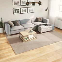 Berkfield Home Rug HUARTE Short Pile Soft & Washable Sand 200x280 cm in Brown - Size: Medium - thumbnail 1