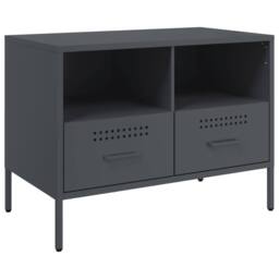 Berkfield Home TV Cabinet Anthracite 68x39x50.5 cm Steel in Dark Grey