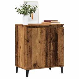Berkfield Home Sideboard Old Wood 60x35x70 cm Engineered Wood in Brown - Size: 60 x 35 x 70 cm - thumbnail 2