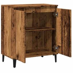 Berkfield Home Sideboard Old Wood 60x35x70 cm Engineered Wood in Brown - Size: 60 x 35 x 70 cm - thumbnail 7