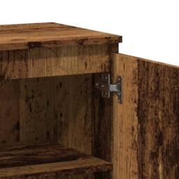 Berkfield Home Sideboard Old Wood 60x35x70 cm Engineered Wood in Brown - Size: 60 x 35 x 70 cm - thumbnail 8