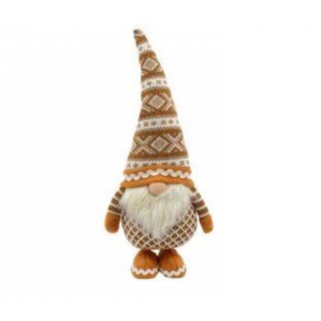Garden Greatness Standing Gingerbread Man Holiday Gonk in Brown - Size: 1 Pack