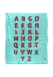 Sesame Street Elmo Alphabet Silky Touch Super Soft Throw Blanket 152 X 127 cm in White - thumbnail 1