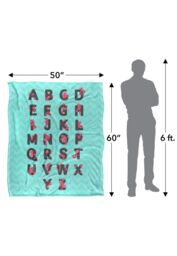 Sesame Street Elmo Alphabet Silky Touch Super Soft Throw Blanket 152 X 127 cm in White - thumbnail 5