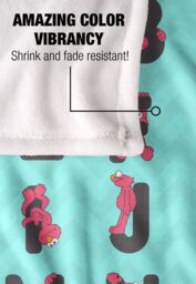 Sesame Street Elmo Alphabet Silky Touch Super Soft Throw Blanket 152 X 127 cm in White - thumbnail 4