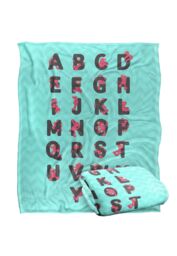 Sesame Street Elmo Alphabet Silky Touch Super Soft Throw Blanket 152 X 127 cm in White - thumbnail 2