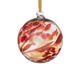 Sienna Glass Angel Orb Archangel Gabriel Copper in Burnt Orange - thumbnail 5