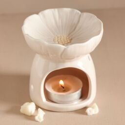 Lisa Angel Women's Pink Blossom Ceramic Wax Melt Burner in Light Pink