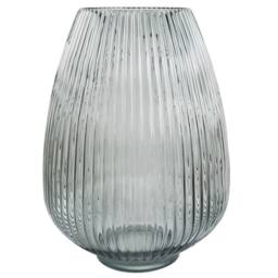 Leaf 70cm Grey Glass Vase Artificial Orchids & Roses Premium in Purple - thumbnail 5